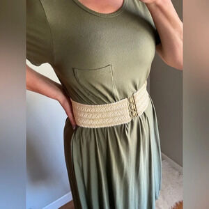 Lularoe Green Dress Size Large